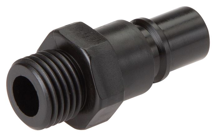 Kupplungsstecker (NW7,2) G 1/4", POM offen (AG)