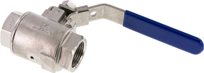 Edelstahl-Kugelhahn m. Entlüftungsbohrung G 1", PN 16