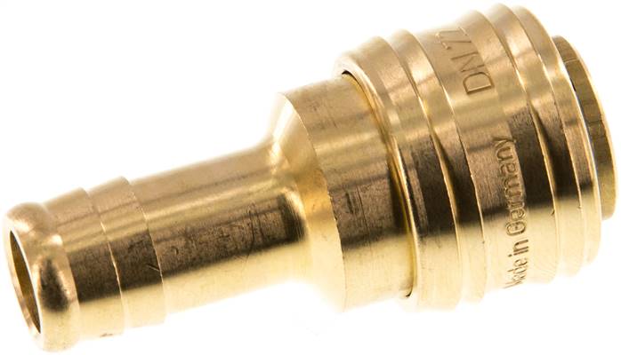 Schnellkupplung (NW7,2) 13 (1/2")mm Schlauch, Messing