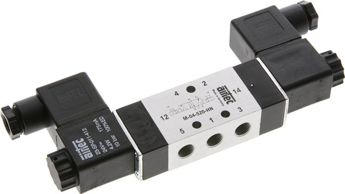 5/2-Wege Magnetimpulsventil, G 1/8", 230 V AC, NW 4