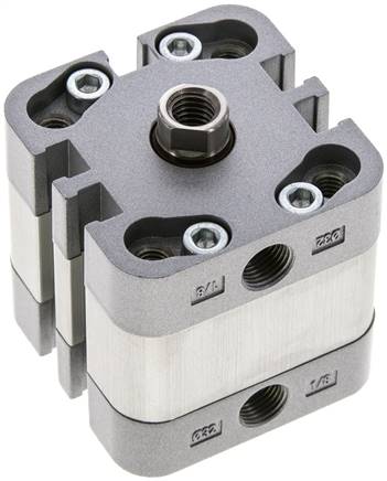 ISO 21287-Zylinder, doppeltw., Kolben 32mm, Hub 5mm, Kolbenstange mit IG