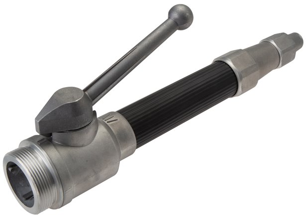 Mehrzweckstrahlrohr, G 2" AG, Düse 9 mm, Griff gummiert