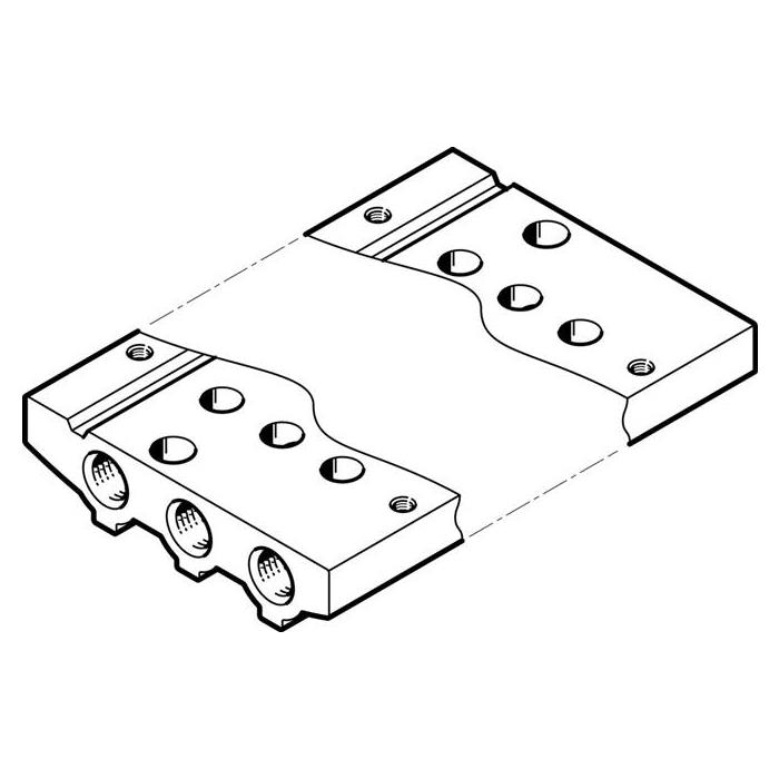 FESTO VABM-L1-10AS-M5-14 (566532) Anschlussleiste