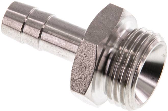 Gewindetülle G 1/2"-9 (3/8")mm, 1.4571