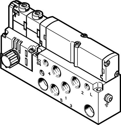 FESTO VMPA14-M1H-J-G1/8-PI (8023542) Magnetventil