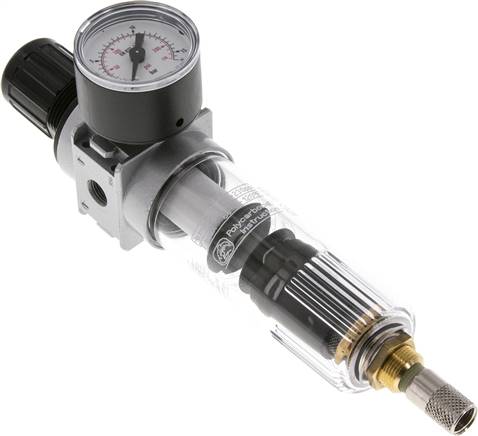 MULTIFIX Filterregler, G 1/8", 0,5 - 10bar, Baureihe 0, Kondensatablass automatisch (drucklos geschlossen)