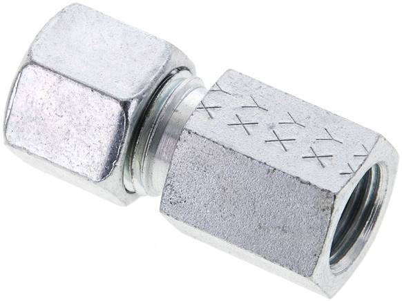Aufschraub-Schneidringverschr. M 14x1,5-10 L (M16x1,5), Stahl verzinkt