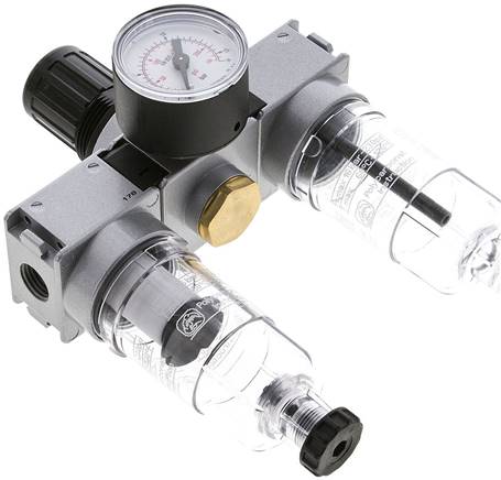 MULTIFIX Wartungseinheit (0), 3-tlg., G 1/4", 0,5 - 10 bar