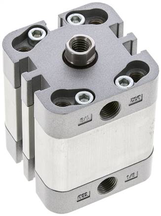 ISO 21287-Zylinder, doppeltw., Kolben 32mm, Hub 15mm, Kolbenstange mit IG