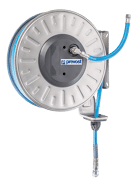 Prevost Schlauchaufroller 20 m für Wasser, Edelstahl, Gummischlauch DLOI1920LS