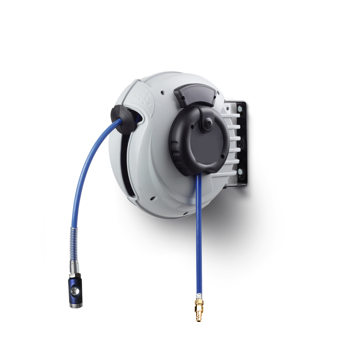 FAIRAIR Industrie-Schlauchaufroller PU 8x12 mm, 12 m, SR-PU-0812, mit SSK und Nippel, FA50002