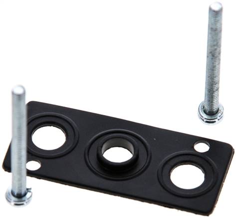 Ersatzdichtung und Schrauben für V 51-Reihenanschlussplatte