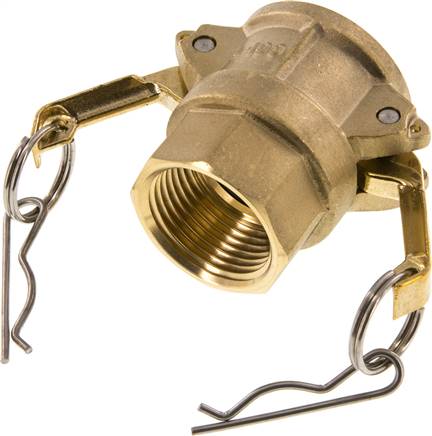 Kamlock-Kupplung (D) Rp 1"(IG), Messing