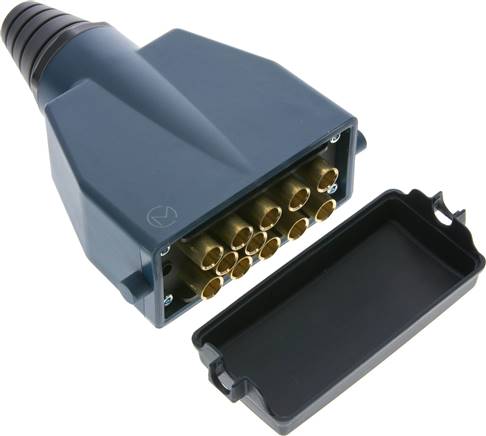 Mehrfachkupplung 12x 4mm Schl.,Stecker
