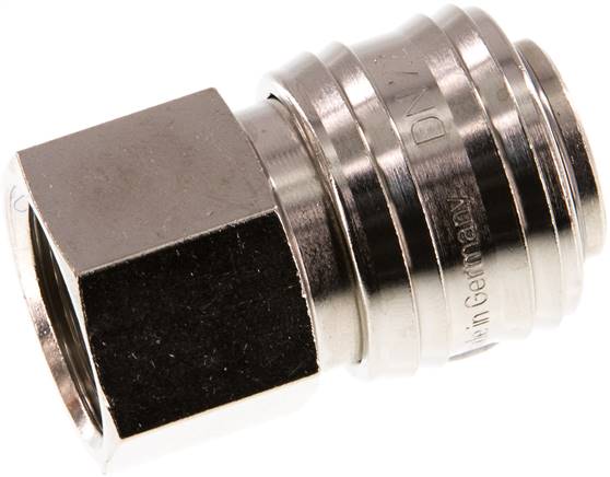 Schnellkupplung (NW7,2) G 1/2"(IG), Messing vernickelt