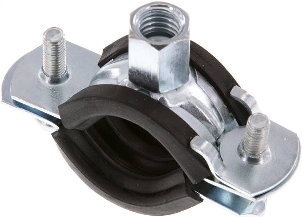 Rohrschelle 20 - 24mm,Stahl verzinkt mit Einlage, FISCHER, RSF 24