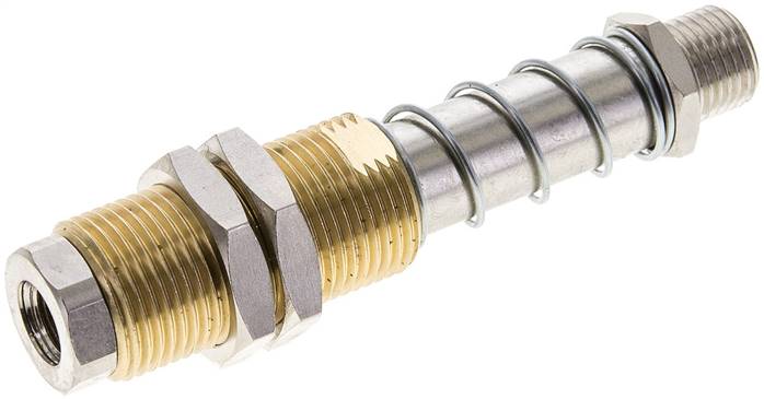 Federstößel G 1/4" (AG)xG 1/8" (IG), Hub 25mm , Standard