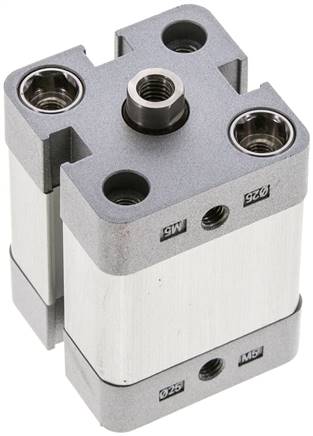 ISO 21287-Zylinder, doppeltw., Kolben 25mm, Hub 15mm, Kolbenstange mit IG