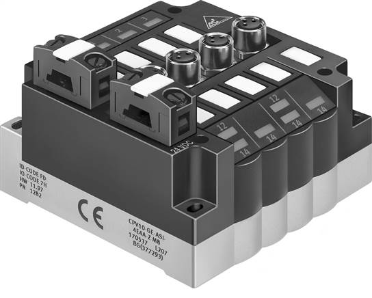 FESTO CPV10-GE-ASI-4E4A-Z-M8-CE (552559) Elektrik-Anschaltung