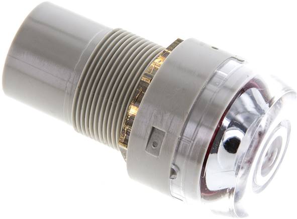 Kunststoff-Druckanzeige, rot, Steckschlauch 4 mm Ø außen