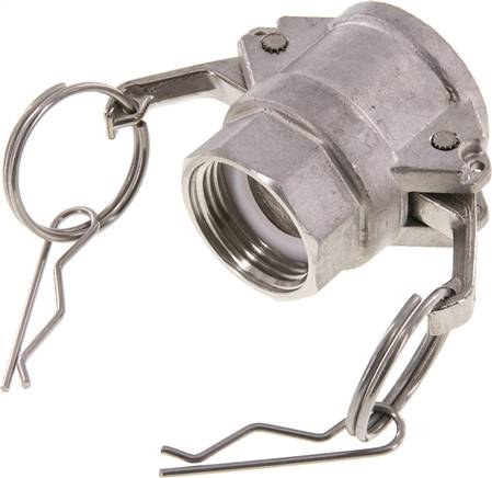 DIN/EN-Kamlock-Kupplung (D/DF) G 1"(IG), Edelstahl (1.4408)