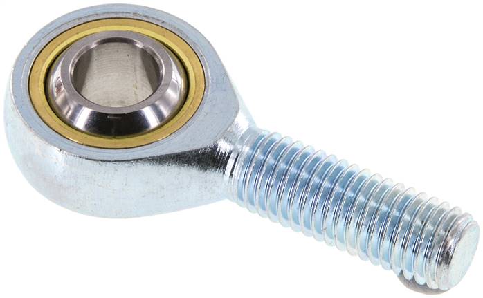Gelenkkopf, Außengewinde M 12, Stahl verzinkt