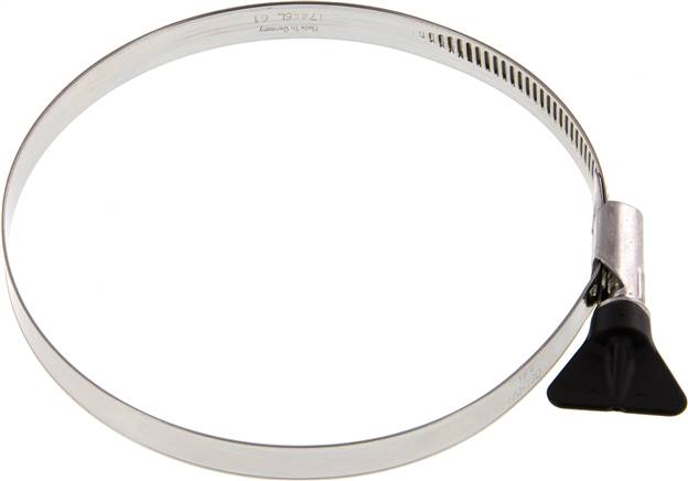 12mm Schlauchschelle 110 - 130mm, 1.4301 (W4) (NORMA) mit Flügelgriff