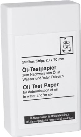 Testpapier (50 Stk.) für Öl-Wasser-Trenner