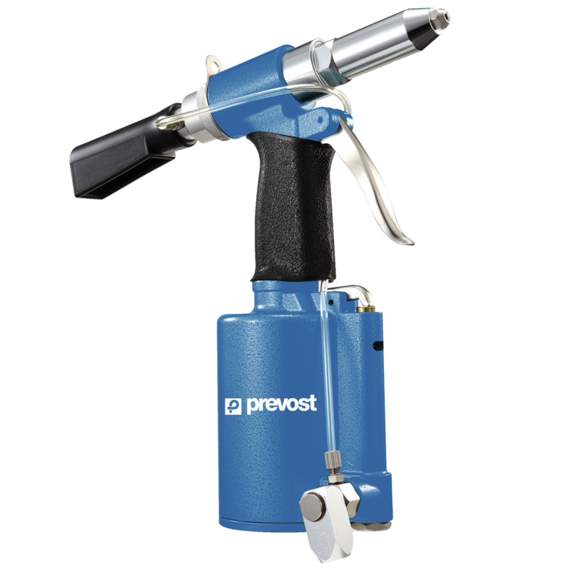 Prevost Hydraulisch-pneumatische Nietmaschine mit Absaugvorrichtung Durchmesser = 2,4 - 6,4