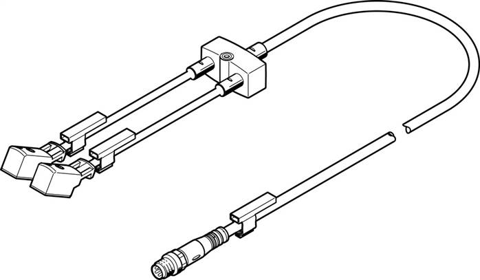 FESTO NEDY-L2R1-V1-Z4W2Z-U-0.3L-M8G4-5R (8035790) Verteiler