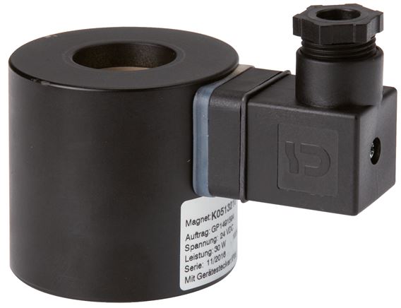Magnetspule 12 V=, Bauform E, Steckergröße