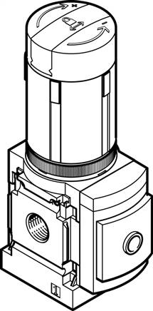 FESTO MS6-LRB-1/2-D6-A4-AS (530326) Druckregelventil
