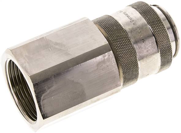 Schnellkupplung (NW19) G 1-1/4"(IG), Messing vernickelt
