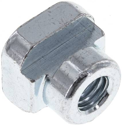 Tragschienenmutter schwere Baureihe, M 10, Stahl verzinkt