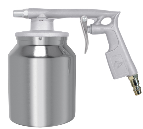 DF-Sandstrahlpistole mit 0,5 Ltr. Strahlbehälter und 7 mm Düse