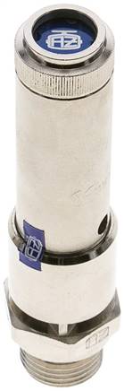 TÜV-Sicherheitsventil G 1/2" (DN10), 28,00 bar, Messing vernickelt