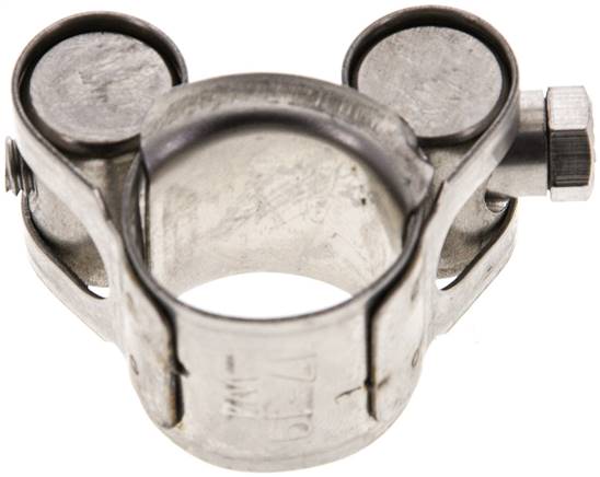 18mm Eco-Gelenkbolzenschelle, 17 - 19mm, 1.4301 (W4)