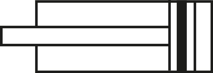 Kompaktzylinder, doppeltwirkend, Kolben 80mm, Hub 20mm -Eco-Line