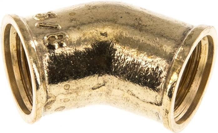 45°-Winkel G 3/8" (IG), Messing