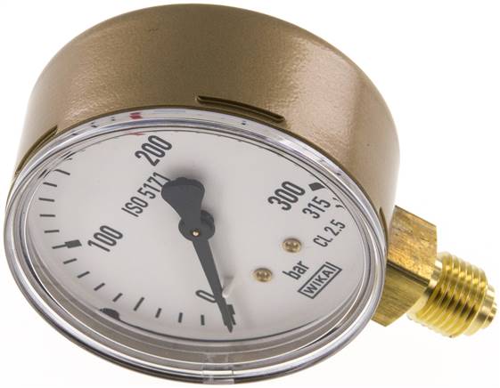 Schweißtechnik-Manometer 63mm, 0 - 315 bar, neutral