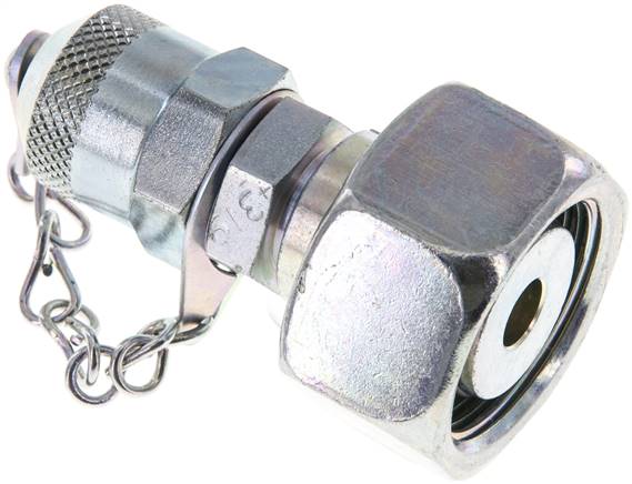 Messanschluss M16x2, 18 L-Dichtkegel, Stahl verzinkt