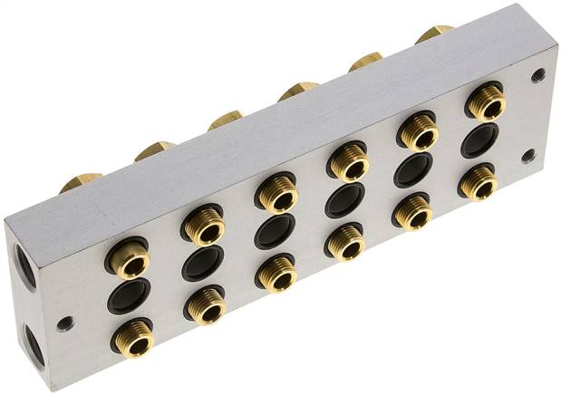 P-R-S-Leiste inkl. Hohlschrauben und Dichtungen für Ventilbaureihe M04 / P04 R 283/6