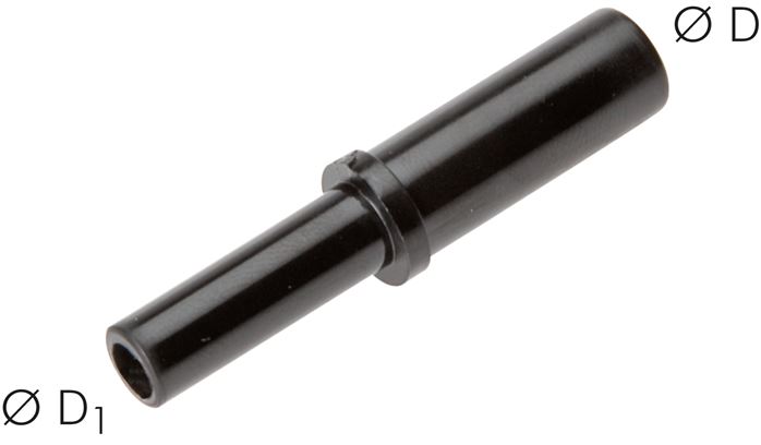 Stecknippel 16mm-12mm, IQS-Standard