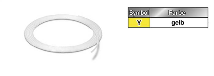 SMC TPH0806Y-100 SMC Polyolefin-Schlauch, gelb