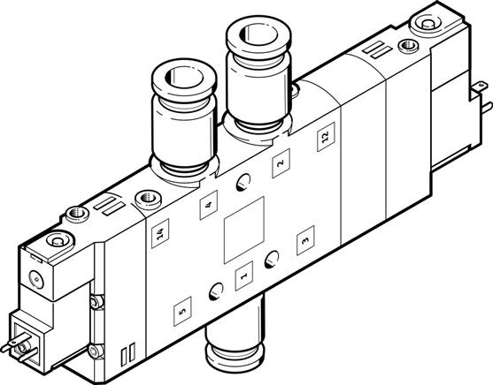 FESTO CPE24-M1H-5/3B-QS-10 (170275) Magnetventil