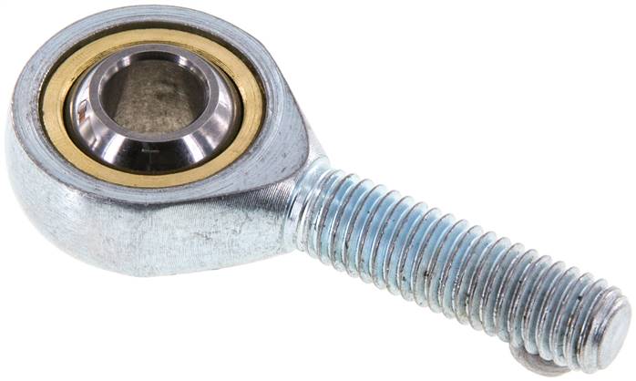 Gelenkkopf, Außengewinde M 8, Stahl verzinkt