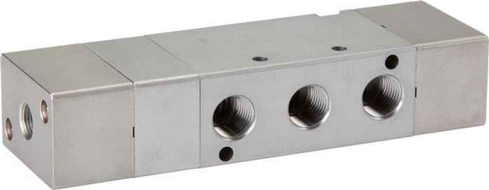 5/3-Wege Pneumatikventil, Mittelstellung belüftet, G 1/4" (Pilot G 1/8")