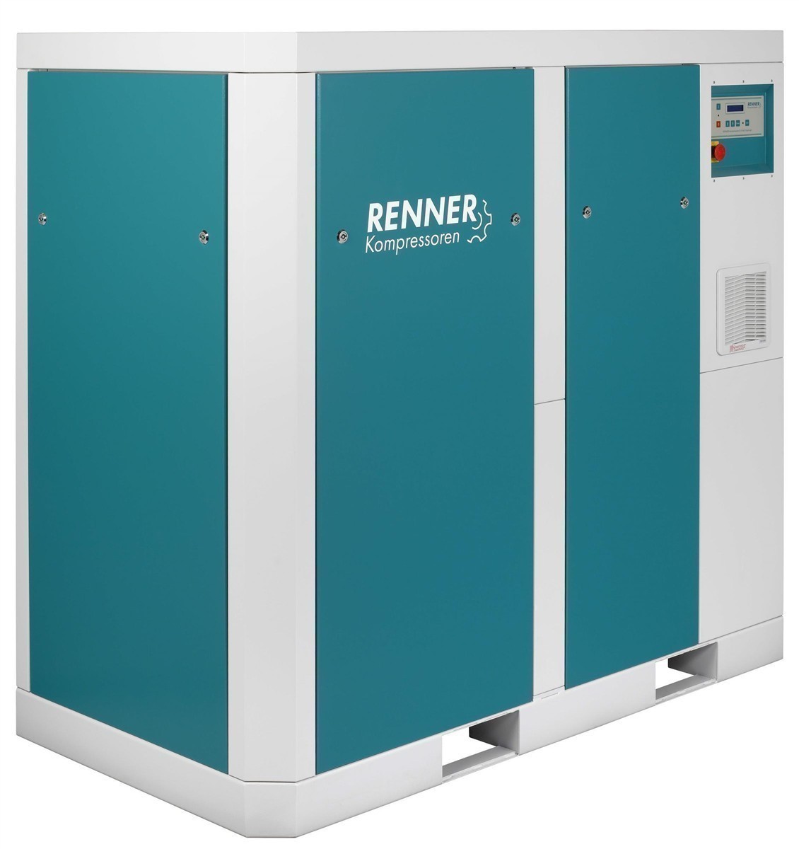 RENNER-Schraubenkompressor Modell RS 109 D - 15 bar RENNERtronic + Schalldämmbox