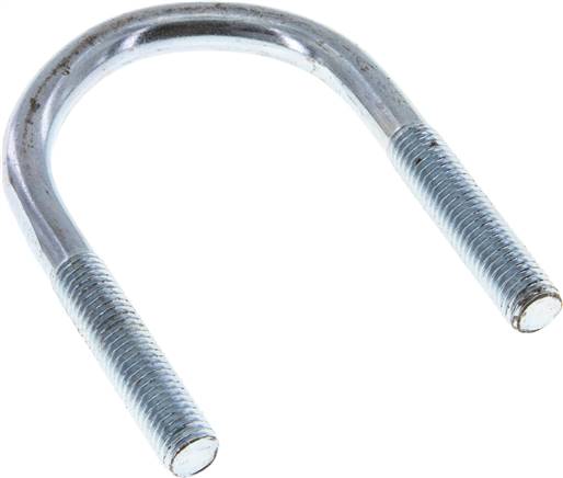 Rundstahlbügel, M 12, 57 - 60,3mm, Stahl verzinkt