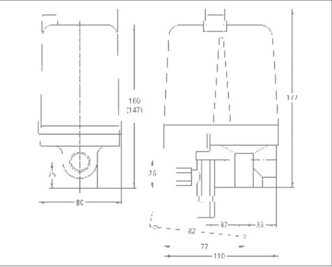 Condor Druckschalter MDR-5/16-K 2,5-16 bar G 1/2" 212980